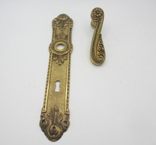 Large Vintage Brass Lever Door