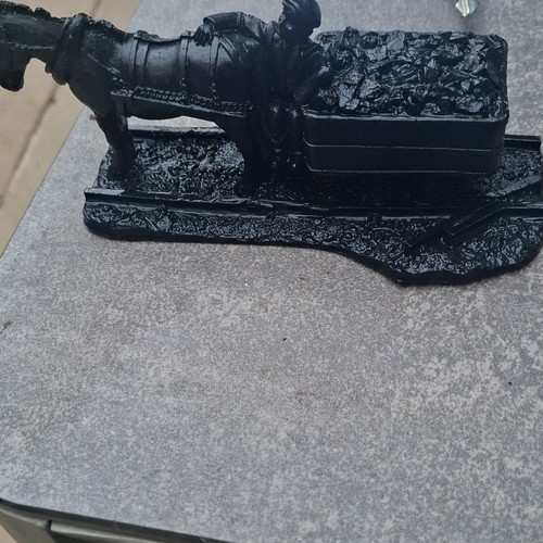 Mining sculpture pit pony - mining,