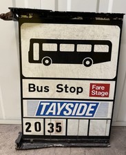 Vintage Double Sided Bus Stop