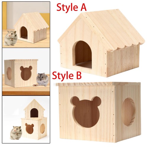 Wooden hamster house - wooden, cage