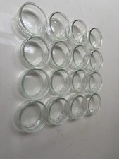 16 Empty Glass Ramekins Pots -