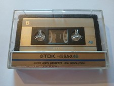 1 x TDK SA-X 46  Type II/ High Cassette Tape - used