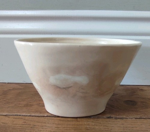 Vintage ceramic grooved jelly - ceramic,