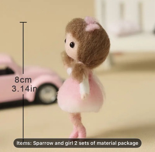 Needle felting kit ballerina - needle,