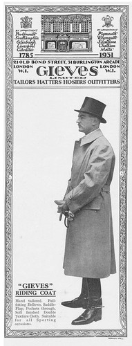 Gieves ltd riding - riding, coat