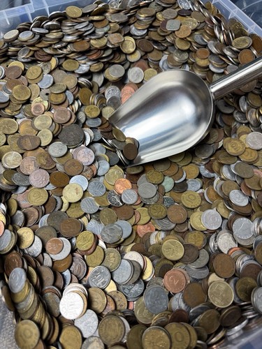 1kg mixed world coins - 1kg,