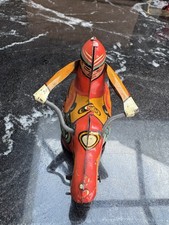 Vintage Tin Plate Motorcycle Toy Original Model made in Great Britain (09335)