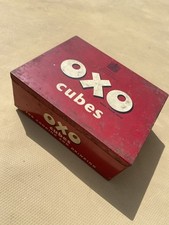 Repurposed  Red OXO Cube Tin