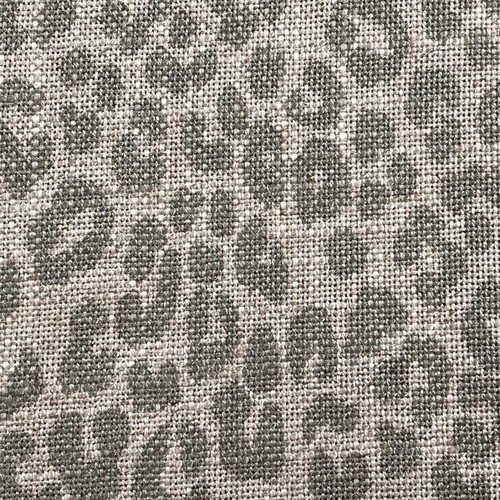 Cheetah animal print linen - ,