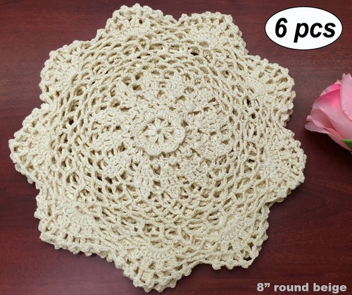 Creative linens 6pcs round - 6pcs,