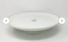 MARY BERRY COLLECTION - FINE CHINA WHITE CAKE STAND 30x7.5cm  Unused with labels