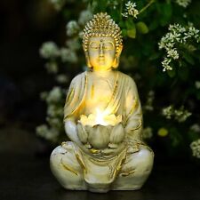 Goodeco - Meditating Buddha Ornament with LED Tealight - New