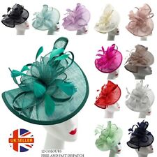 Large Fascinator Women's Headband Clip Hat Weddings Races Royal Ascot & Parties
