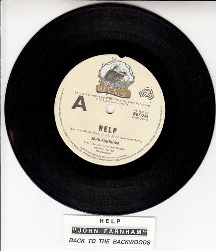 John farnham help 45 rpm - john, 7"