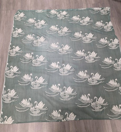 Vintage swan shower - swan, curtain
