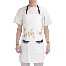 Hot Eyelash Artist Apron Soft Breathable Washable Eyelash Pattern Apron For