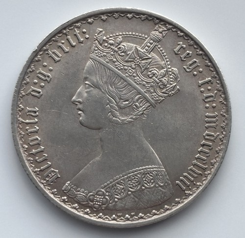 1858 victoria silver gothic - 1858,