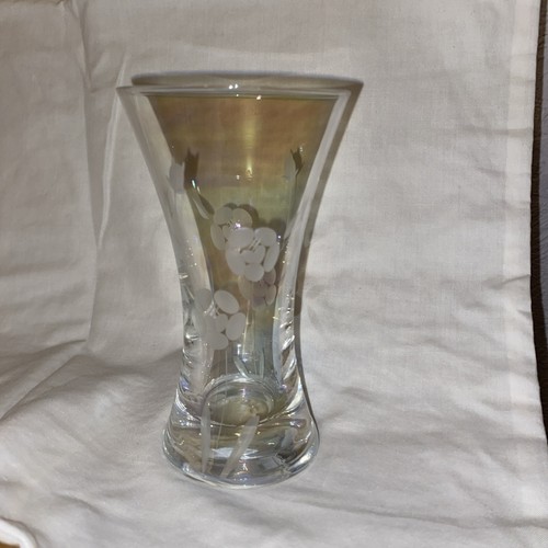 Vintage floral etched - vintage,