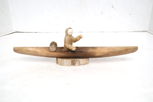 Vintage native inuit sculpture - native,