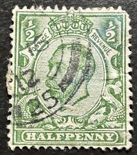 GB KGV Used 1/2d Halfpenny Green Stamp - SG 339, 1912