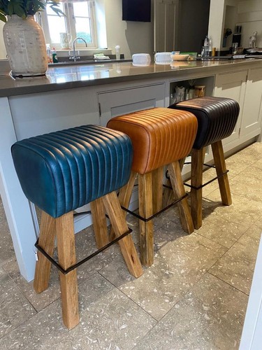 Leather breakfast bar - leather, kitchen