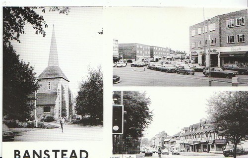 Surrey postcard views of - -,