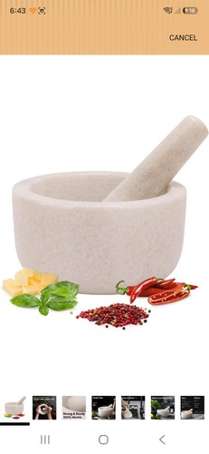 Mini pestle and mortar set - pestle,