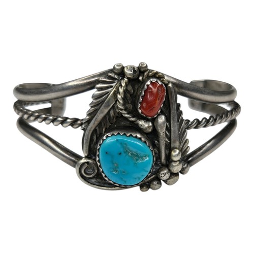 Vintage cuff bracelet sterling - vintage,