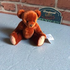 Miniature Artist Bear Conker, Bears By Gail, Walnut Tree Corner.