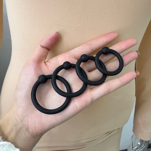 4pcs penis ring silicone delay - ring,