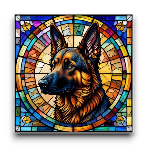 Large german shepherd dog - large,