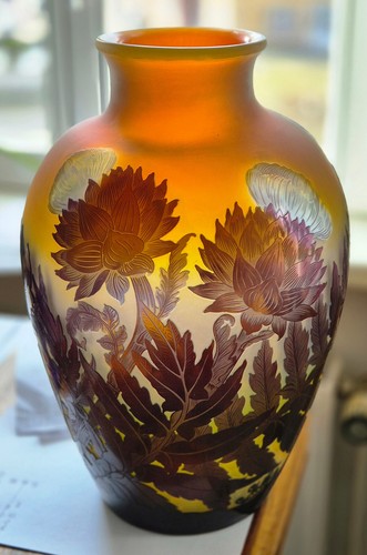 Gallé vase original art - gallé,