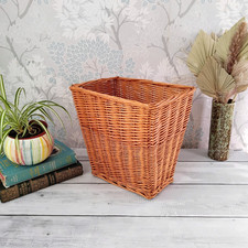 Rectangle Woven Wicker Waste