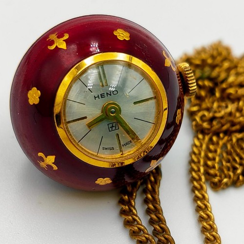 Heno vintage 17j swiss - swiss, enamel