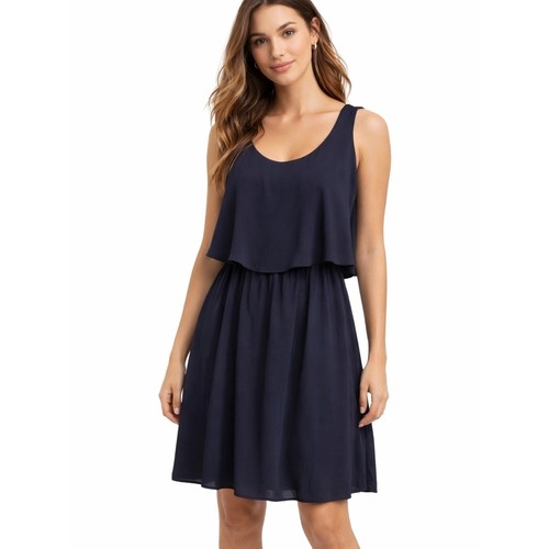 Soprano dark navy - scoop, neck