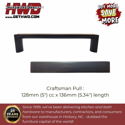 Cabinet pulls oil - oil, rubbed