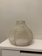 Metal Wire Cream Lamp Shade