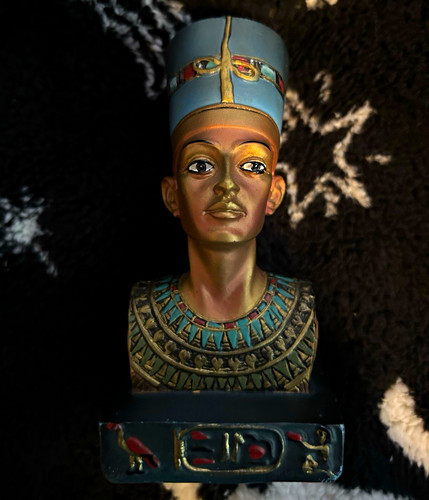 Egyptian nefertiti bust statue - egyptian,