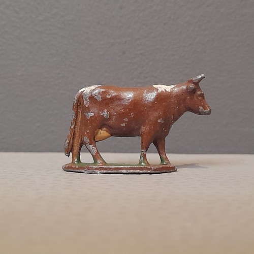 Vintage toy cow solid - vintage,