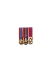 Court mounted miniature - miniature, medal