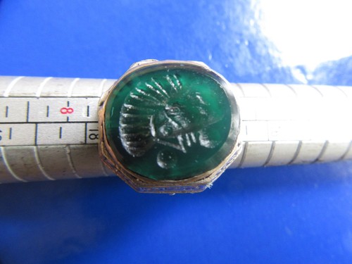 Ancient roman king - roman, intaglio