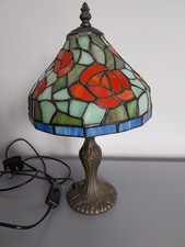 Tiffany Style Table Lamp with bronze colour base