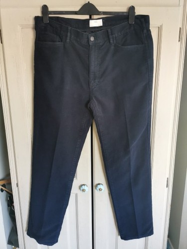 Men navy blue moleskin - m&s,