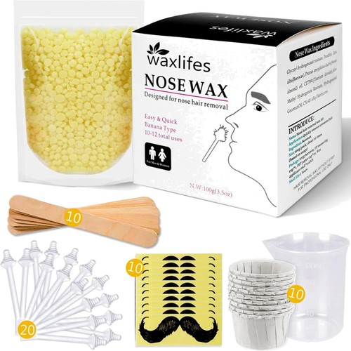 Precision nose waxing kit - nose, –
