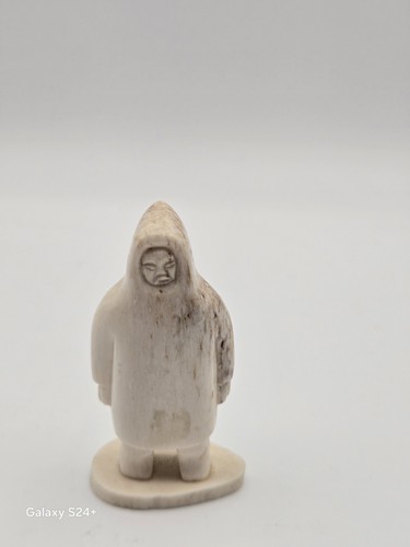 Hand carved inuit whale - hand-carved,