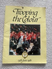 Trooping the colour - the, programme