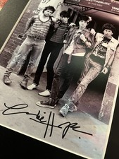 UK SUBS - GENUINE SIGNED Mounted Black & White Photo CHARLIE HARPER & ALVIN GIBB