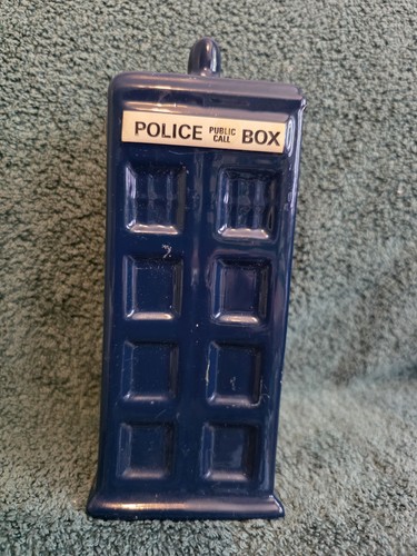 Blue police box tardis style - blue,