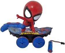 Mini Spiderman Stunt Skateboard Radio Remote Control Car Musical 2.4ghz