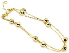 9ct gold bracelet 7.5 inch